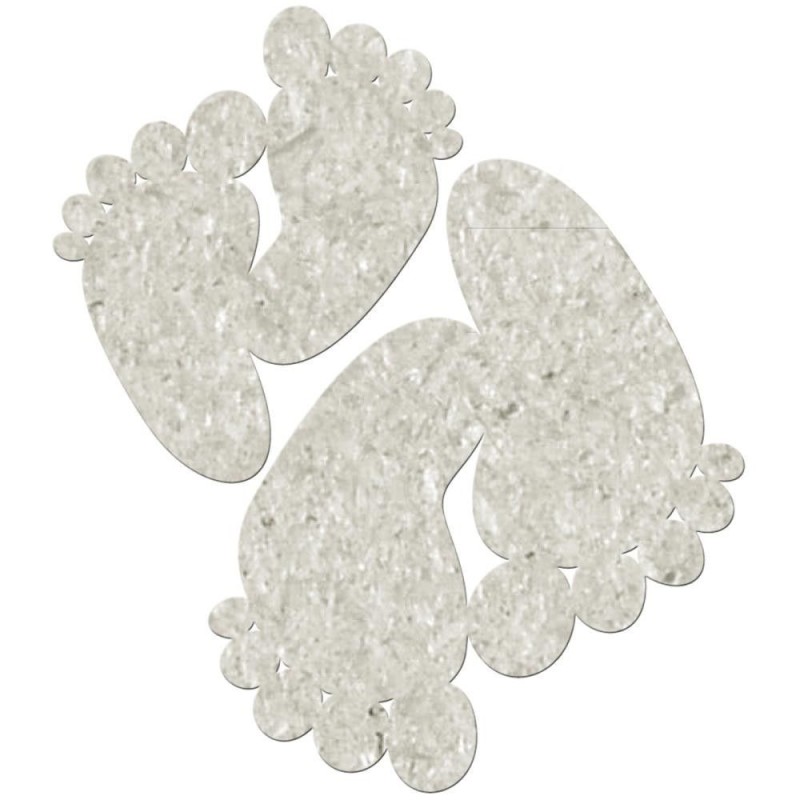 Fabscraps. Chipboard. Colección Baby Bear . DC57012. Pies (2 pares)