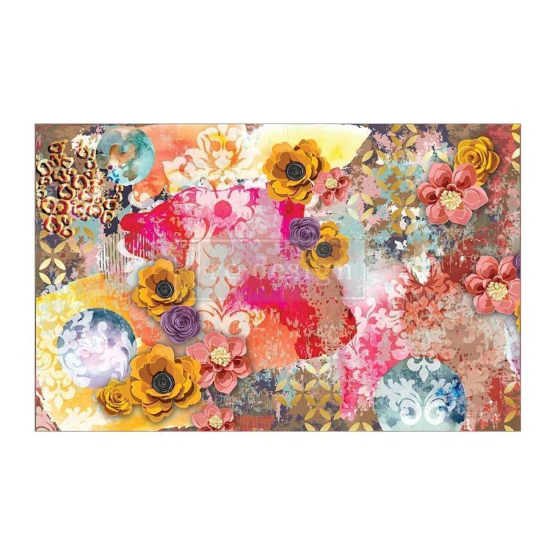 Abstract Beauty CeCe Decoupage Tissue Paper Redesign | L'aura Bella