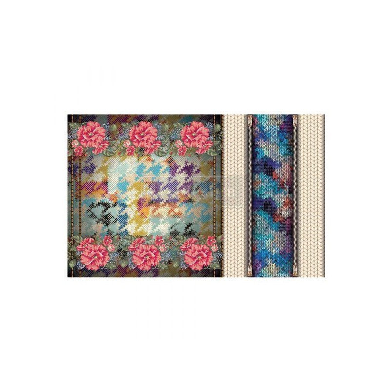 Lovely Stitches CeCe Decoupage Tissue Paper Redesign  | L'aura Bella