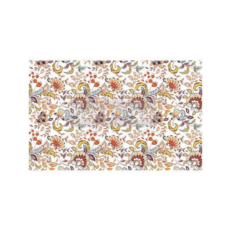 Tangerine Spring. Decoupage Decor Tissue Paper Redesign | L'aura Bella