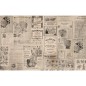 Newsprint. Decoupage Decor Tissue Paper Redesign by Prima