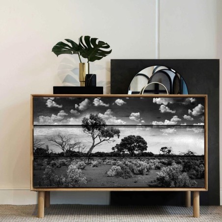 Serene Wilderness. A1 Decoupage Fiber Paper Redesign. 59.4 cm x 84.1 cm