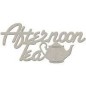 Afternoon Tea. Frase decorativa de cartón