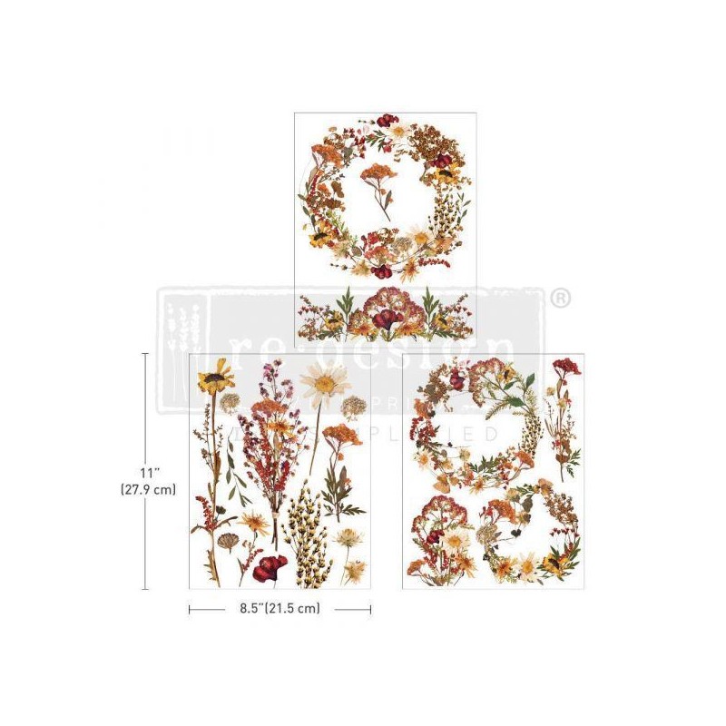 Dried Wildflowers REDESIGN MIDDY DECOR TRANSFERS® 660154| L'aura Bella