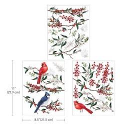 Winterberry REDESIGN MIDDY DECOR TRANSFERS® 659998 | L'aura Bella