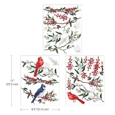 Winterberry REDESIGN MIDDY DECOR TRANSFERS® 659998 | L'aura Bella