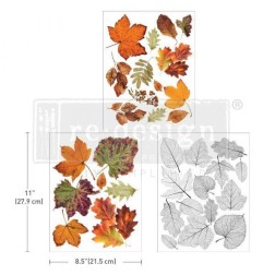 Crunchy Leaves Forever REDESIGN MIDDY DECOR TRANSFERS® | L'aura Bella