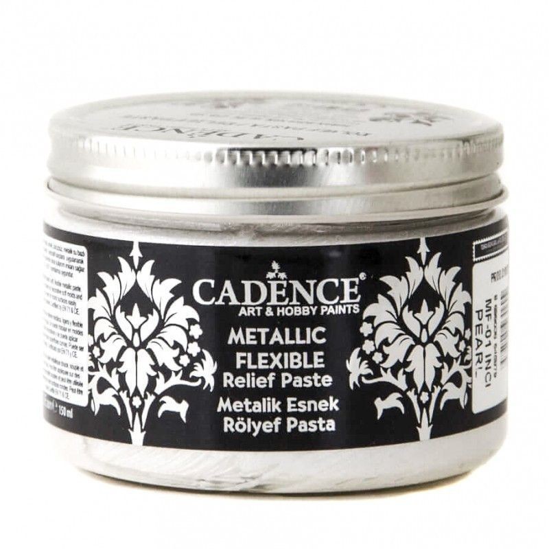 Pasta Relieve Flexible Metalizada Perla Cadence. MF01 | L'aura Bella