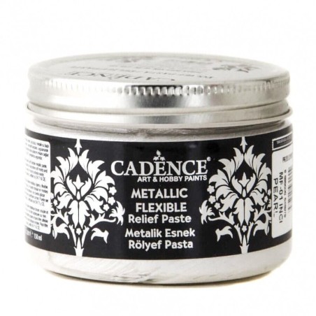 Pasta Relieve Flexible Metalizada Perla Cadence. MF01 | L'aura Bella