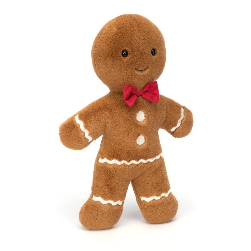 Jolly Gingerbread Fred Huge, Peluche Jellycat JGB1F | L'aura Bella