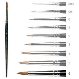 Pincel Acuarela S 7 MINI, n 6. Pelo Marta Kolinsky. W&N | L'aura Bella