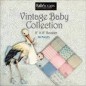 Pack Colección Vintage Baby: álbum 10 pags. + 80 papeles (10 modelos, por una cara)