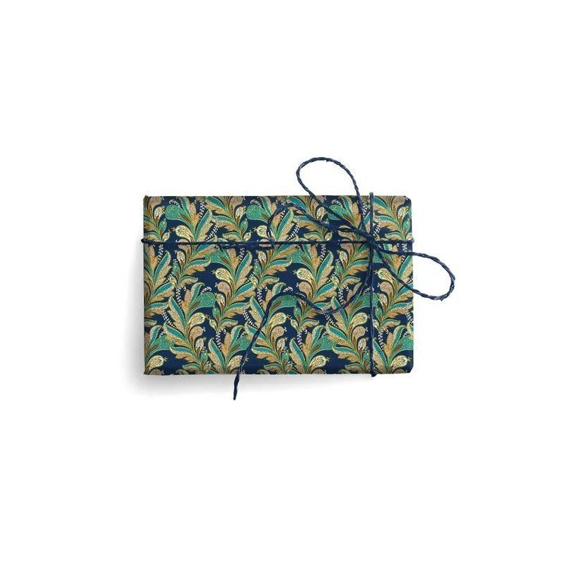 Kartos Gold Blue Paisley. 70x100. Encuadernación 189017 | L'aura Bella