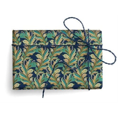 Kartos Gold Blue Paisley. 70x100. Encuadernación 189017 | L'aura Bella