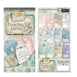 Fabscraps. Colección Vintage Baby. MC43001. Precortados