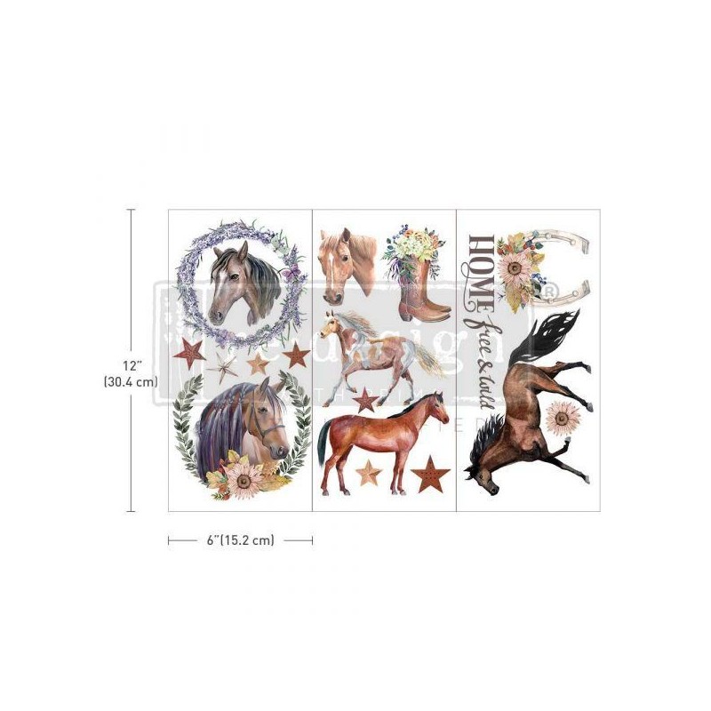 Wild Soul, Caballos REDESIGN DECOR TRANSFERS® 653442 | L'aura Bella