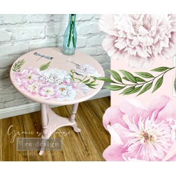 Morning Peonies REDESIGN DECOR TRANSFERS® 653477 | L'aura Bella