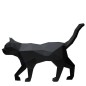 Gato negro. KIT DIY Escultura de papel 3D. Papercraft World