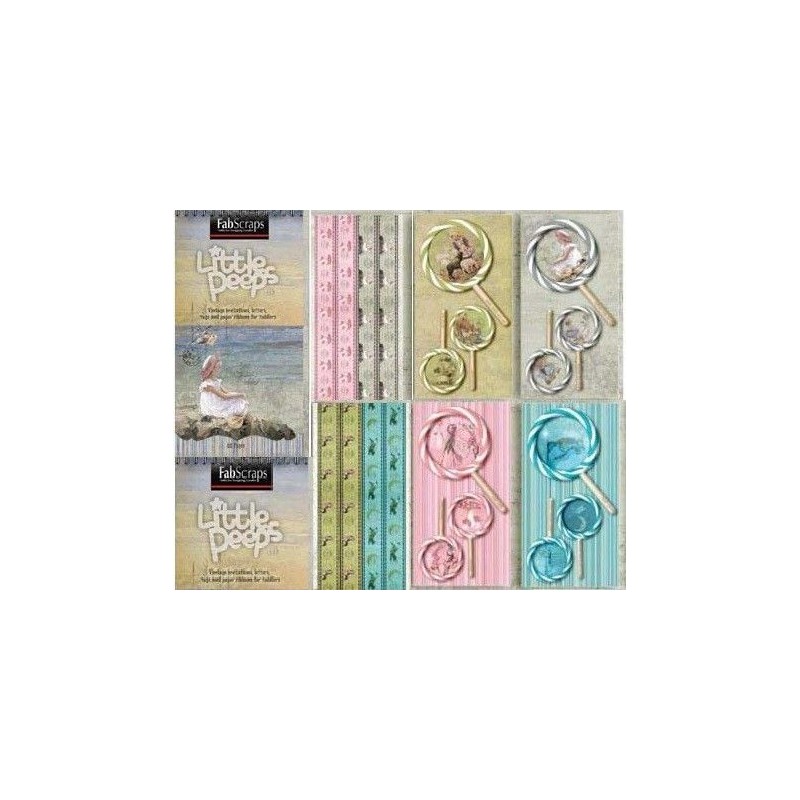 Fabscraps. Colección Little Peeps. MC56001. Precortados | L'aura Bella