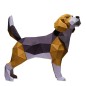 Beagle. KIT DIY Escultura de papel 3D. Papercraft World