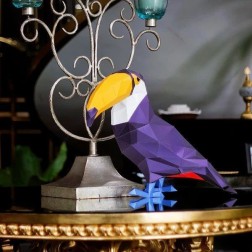 Tucán. KIT DIY Escultura de papel 3D. Papercraft World | L'aura Bella