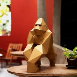 Gorila. Edición Limitada. Kit DIY 3D. Papercraft World | L'aura Bella