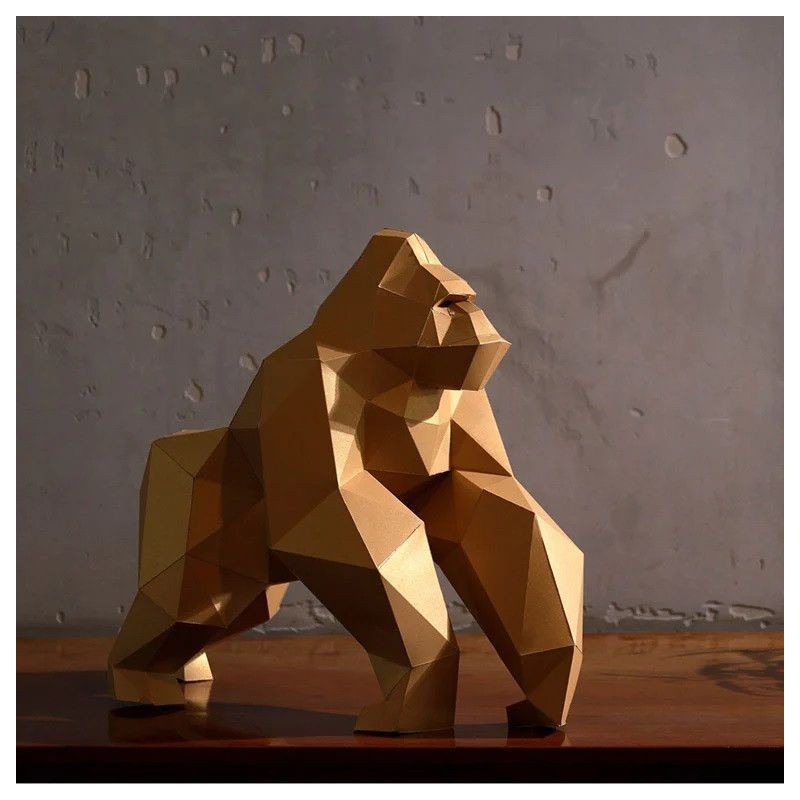 Gorila. Edición Limitada. Kit DIY 3D. Papercraft World | L'aura Bella