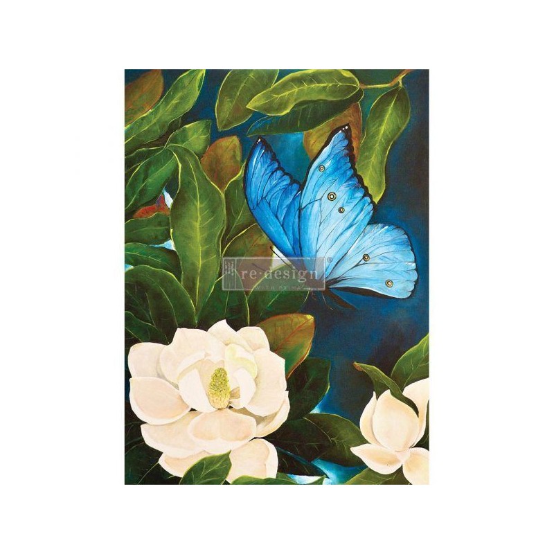 Sapphire Angel. A1 Decoupage Rice Paper Redesign | L'aura Bella