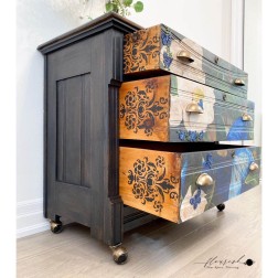 Sapphire Angel. A1 Decoupage Rice Paper Redesign | L'aura Bella