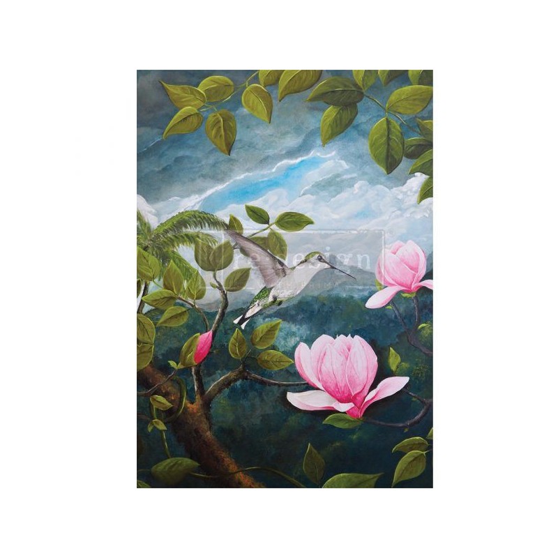 Spring Magnolias. A1 Decoupage Rice Paper Redesign | L'aura Bella