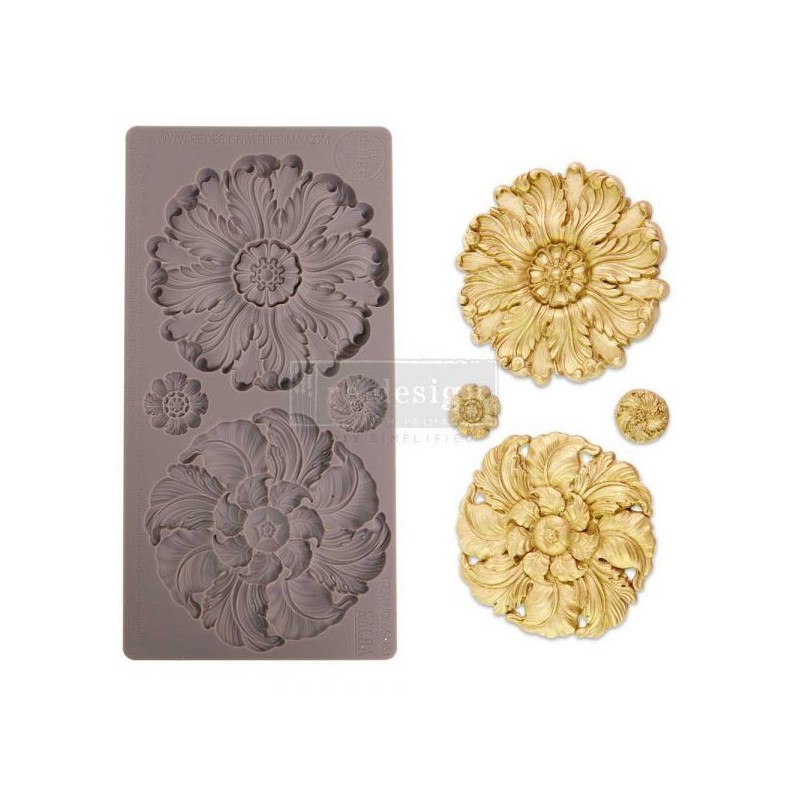 Molde Engraved Medallions REDESIGN DECOR MOULDS® 661151 | L'aura Bella