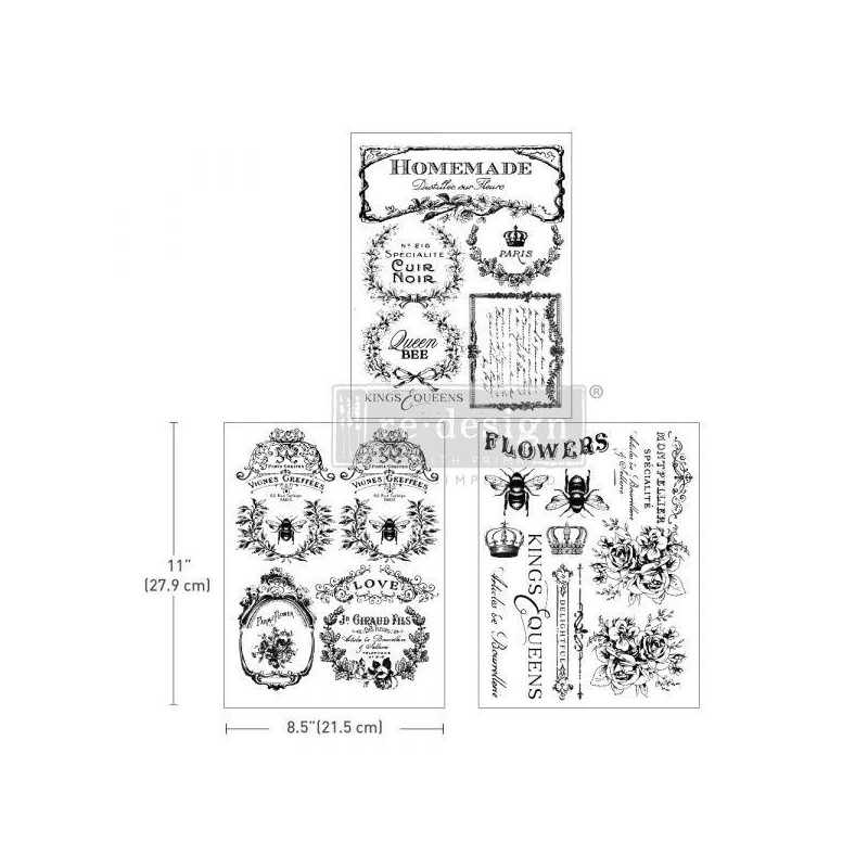 French Labels REDESIGN MIDDY DECOR TRANSFERS® 659233 | L'aura Bella