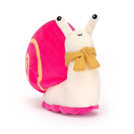 Escarfgot Pink. Caracol Rosa con bufanda. Peluche Jellycat