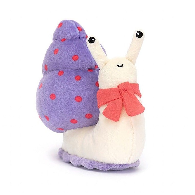 Escarfgot Purple. Caracol Morado Peluche Jellycat ESC6P | L'aura Bella