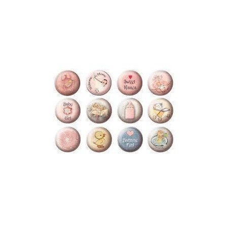 Fabscraps. Colección Vintage Baby. ST43003. Pegatinas