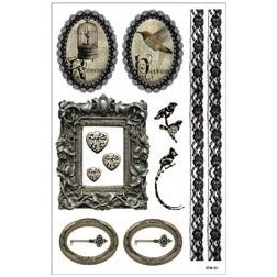 Fabscraps. Colección Classic. ST46001. Pegatinas