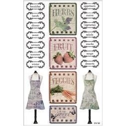 Fabscraps. Colección Organic. ST47001. Pegatinas