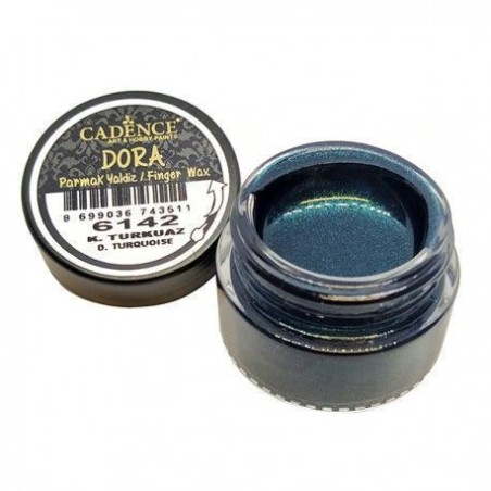 Dora Finger Wax Turquesa Oscuro Cadence Cera dedo DW6142 |L'aura Bella