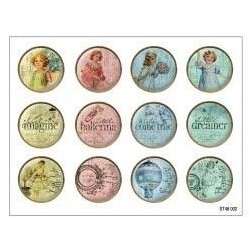 Fabscraps. Colección Victoria. ST49002. Pegatinas