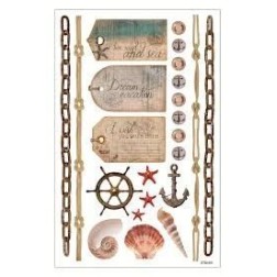 Fabscraps. Colección Summer. ST50001. Pegatinas