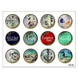 Fabscraps. Colección Summer. ST50002. Pegatinas