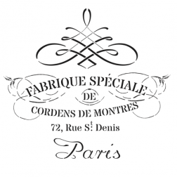 Plantilla stencil: Fabrique Speciale. HD039. Cadence | L'aura Bella