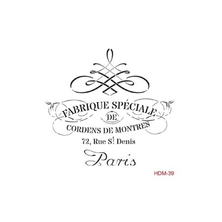 Plantilla stencil: Fabrique Speciale HDM39 Cadence | L'aura Bella