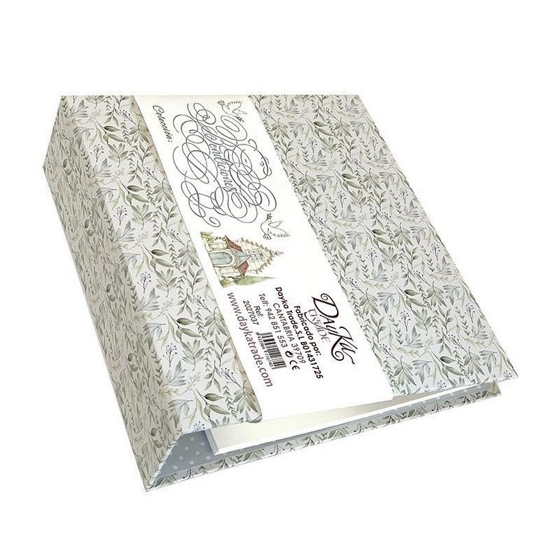 Álbum anillas con estampado ramas. Dayka Trade 2027037 | L'aura Bella