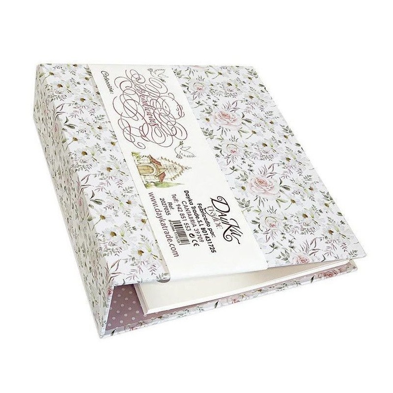 Álbum anillas con estampado flores. Dayka Trade 2027035 | L'aura Bella