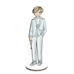 Niño Primera Comunión Traje Gris. Pintada. Dayka Trade | L'aura Bella