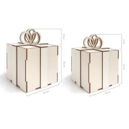Caja Regalo para montar. 2 tamaños a elegir Dayka Trade | L'aura Bella