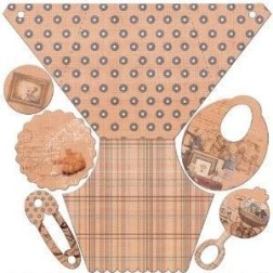 Fabscraps. Colección Baby Bear. MCDC57001A. Precortados