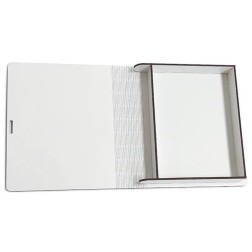 Caja Libro Lacada blanca. 0431077 Dayka Trade | L'aura Bella