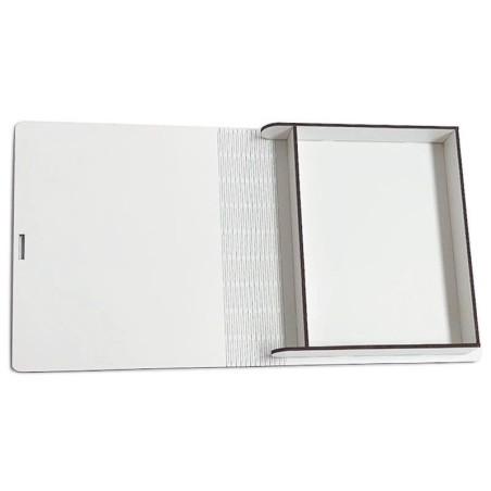 Caja Libro Lacada blanca. Dayka Trade